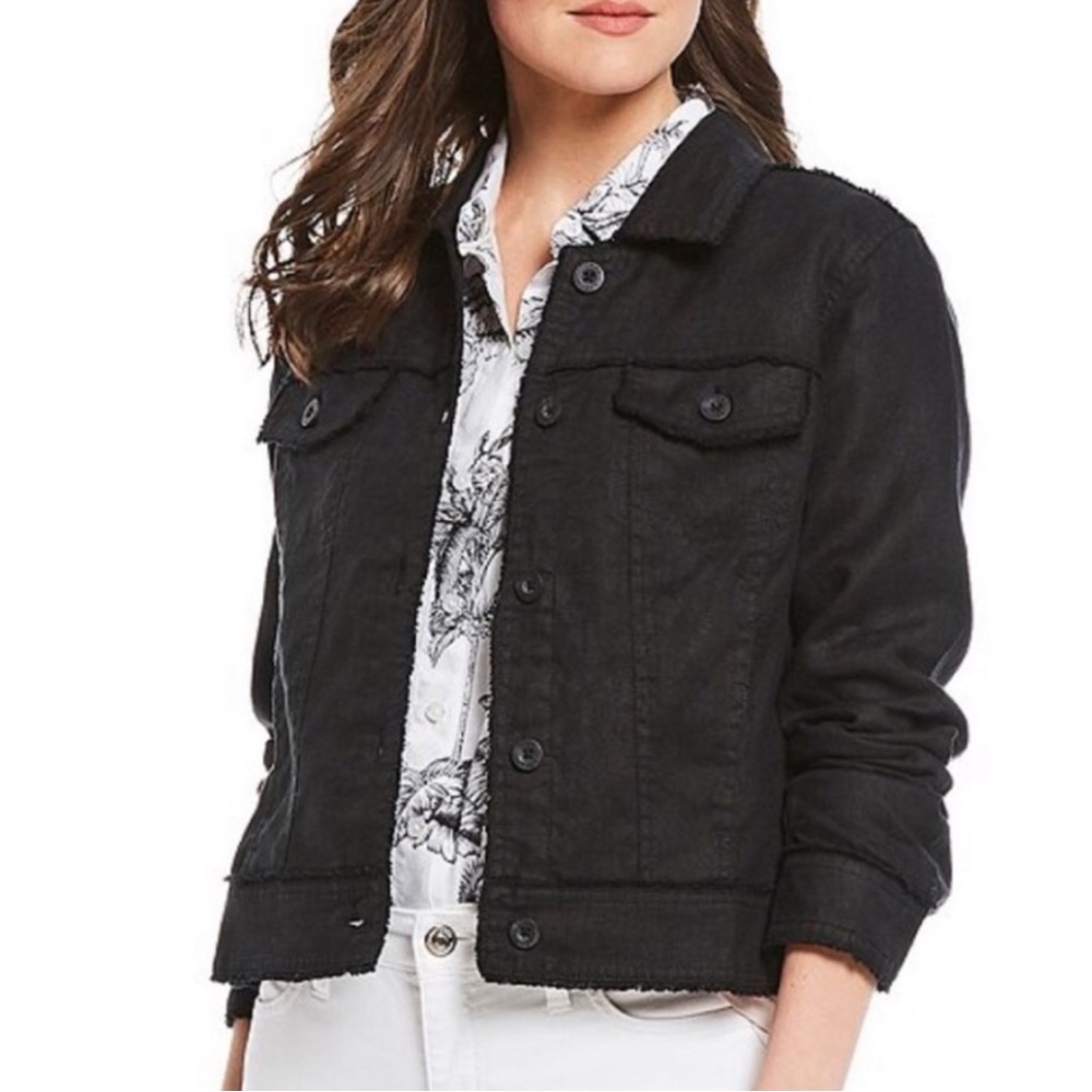 Tommy Bahama Two Palm Raw Edge Point Collar Jacket - Picture 4 of 16